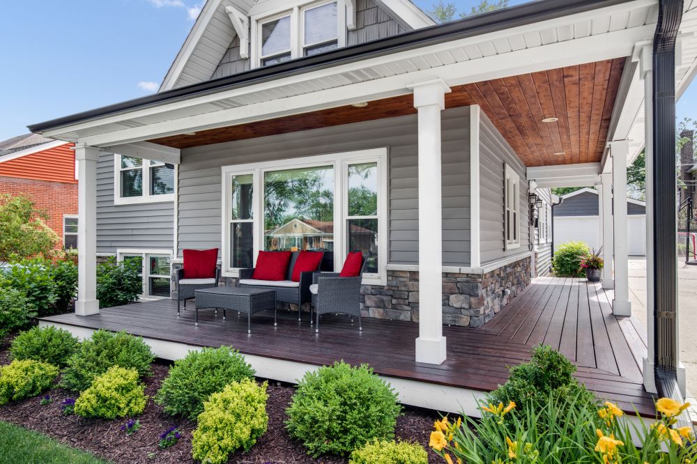 Porch Pillar Repair in Haverhill