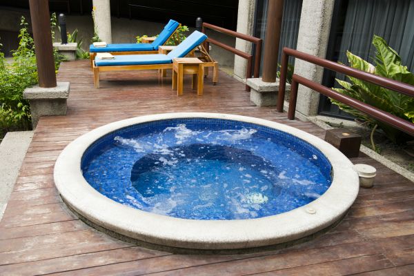 Hot Tub Deck Construction in Haverhill